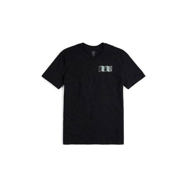 Stacked Map Tee : Black